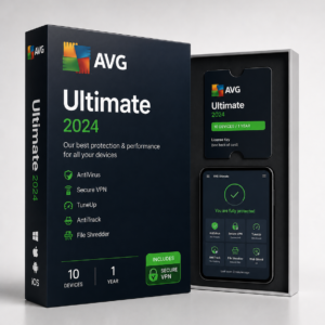 AVG Ultimate 2024 – 10 Geräte / 1 Jahr – mit Secure VPN