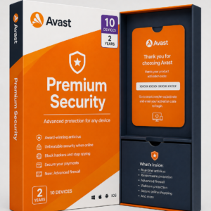 Avast Premium Security – 2 Jahre / 10 Geräte