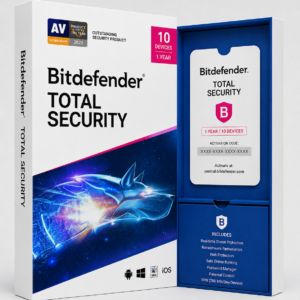 Bitdefender Total Security – 1 Jahr / 10 Geräte