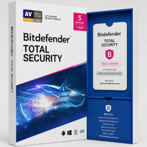 Bitdefender Total Security – 1 Jahr / 5 Geräte