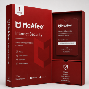 McAfee Internet Security – 1 Jahr / 1 Gerät