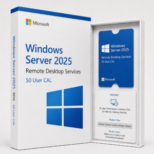 Windows Server 2025 Remote Desktop Services (RDS) – 50 User CAL